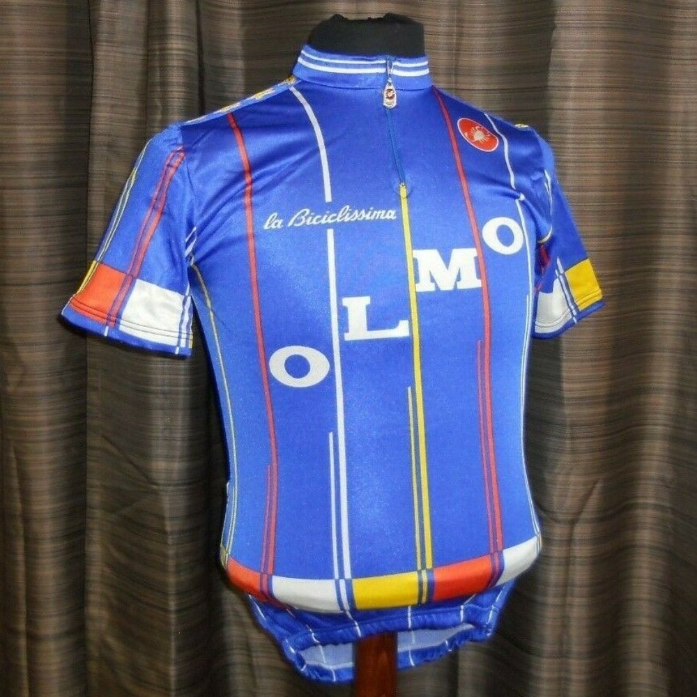 Vintage EUC CASTELLI CYCLING RACING JERSEY MENS M